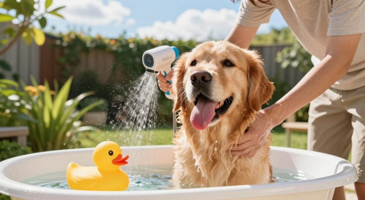 banho em cachorro