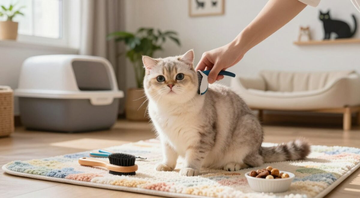 higiene para gatos